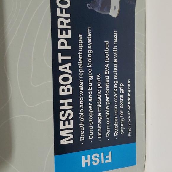 Magellan Pro Fish Mens Shoes Size 10 Blue Mesh Boat Performance NWOT - Picture 4 of 11